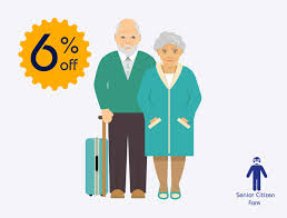 What makes someone a senior citizen? Senior Citizen Discount Get Discount On The Base Fare Indigo