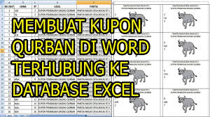 Gambar setiker ucapan dp bbm dan sepanduk terbaru slamat via www.troymaholtra.com. Cara Membuat Kupon Qurban Tervalidasi Di Microsoft Word Dan Excel à²  à²  Youtube