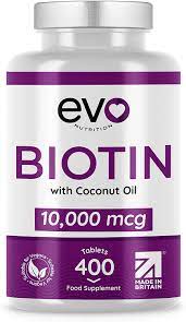 I have also taken hairfinity (2,500 mcg of biotin) and hair essentials (350 mcg of biotin) for less than a month each time. why did you decide to start taking biotin? Buy Biotin Hair Growth Supplement 10 000mcg 400 Vegan Tablets 13 Months Supply With Coconut Oil Vitamin B7 For Maintenance Of Normal Hair Skin Made In Uk