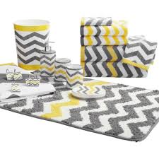 Yellow And Grey Bathroom Accessories Yellow Bathrooms Gray Bathroom Decor Yellow Bathroom Decor