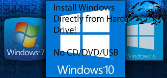 You have to partition a drive prior to formatting. Install Windows Directly From The Hard Drive No Cd Dvd Usb Needed Mbr Partitions Only Youtube