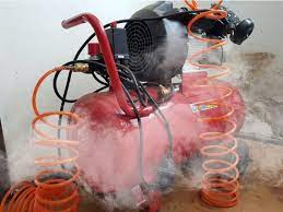 A compressor draws refrigerant gas from an air conditioner's components and compresses the low pressure refrigerant to high pressure and moves it through the system. Air Compressor Is Smoking And Producing Burnt Rubber Smell Aircompressorhelp
