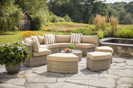 Santorini Outdoor Sectional Sofa Patio Furniture Sectional Madbury Road Furniture Conversation Set Patio Sectional Patio Furniture Contemporary Patio Furniture