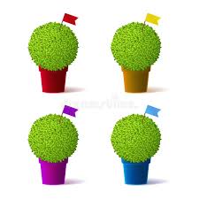 Os utilizadores de dispositivos de toque devem explorar com os dedos. Colorful Vector Realistic Manjerico Plant In The Pot Set Stock Vector Illustration Of Festive Greeting 117812180