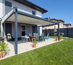 Lamellendacher Bioklimatische Pergolen Koll Sky Aluzaune Kollarits Outdoor Dekorationen Leben Unter Freiem Himmel Sonnenschutz Garten