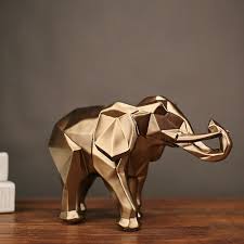Rose Gold Elephant Antique For Home Decoration With Style In 2020 Elephant Statue Elephant Sculpture Abstract Elephant