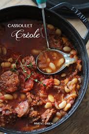Cassoulet Creole Piment Oiseau Recette Cassoulet Cuisine Antillaise Plat Reunionnais