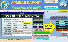 Aplikasi Raport K13 Smk Revisi 2019 Gratis Ilmusosial Id