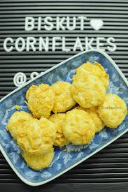 Resepi ni sebenarnya resepi mak mertua ayue, kalau dah namanya resepi mertua. Resepi Biskut Cornflakes Rangup Sukatan Cawan Mudah Sedap