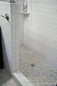 Check spelling or type a new query. Shower Floor With White Subway Tile Walls Novocom Top