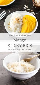 Mango Sticky Rice Rezept Mango Klebreis Thai Dessert Rezepte