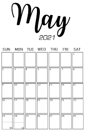 Browse the collection and print. Elegant Printable May 2021 Calendar All Cute Designs Calendarkart In 2021 2021 Calendar Study Planner Printable Calendar