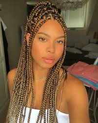 Black Box Braids With Color Never Not Daydreaming Search Perfect Timing Rib Flare Pants Tag Fashion Box Braids Hairstyles For Black Women Box Braids Hairstyles Black Box Braids