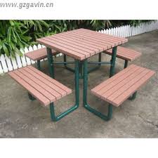 Reycled Plastic Wood Outdoor Picnic Table With Bench Can Be With Umbrella Picnic Table Outdoor Picnic Tables Picnic Chairs