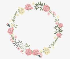 Rose Decorative Circular Border Rose Clipart Rose Round Png Transparent Clipart Image And Psd File For Free Download Rose Clipart Flower Frame Flower Border