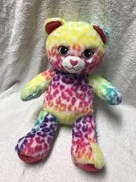 Build A Bear Lisa Frank Leopard Rainbow Plush Stuffed Animal Cat 17 Ebay Stuffed Animal Cat Plush Stuffed Animals Rainbow Plush