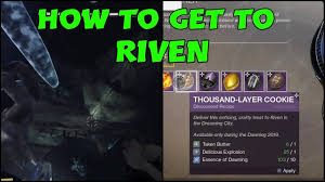 Destiny 2 Riven Cookie N Wish Thousand Layer Cookie Recipe Dawning 2020 Youtube