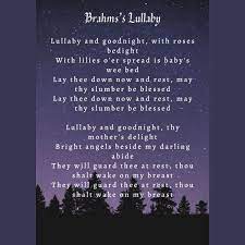 Brahms's Lullaby - Cradle Song Printable Lyrics, Origins, and Video