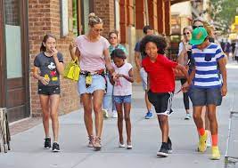 Helene (nicknamed leni), henry, johan, and lou. Heidi Klum Steps Out With Her And Seal S Four Kids See How Grown Up They Are Closer Weekly Heidi Klum Heidi Klum S Children Heidi Klum Style