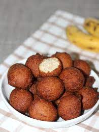 Fried Banana Balls Sweet Snack Snazzy Cuisine Recipe Sweet Snacks Banana Recipes Fried Bananas