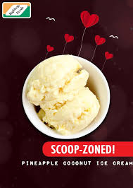 Get Scoop Zoned With Some Mouth Watering Pineapplecoconuticecream Click Here To Order Http Www Raj Coconut Ice Cream Ice Cream Pineapple Coconut Ice Cream