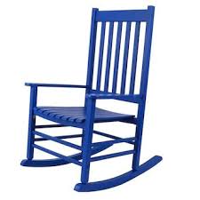 Decor Therapy Snorkel Blue Wood Rocking Chair S With Slat Seat In The Patio Chairs Department At Lowes In 2020 Rocking Chair Outdoor Rocking Chairs Blue Rocking Chair