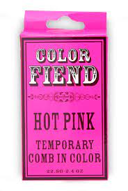 If you want to spice up your life with a different hair color, but don't want to deal with a bunch of chemicals, consider homemade hair dye. Color Fiend Hot Pink Temporary Comb In Color Hot Topic Cool Hairstyles Bright Red Hair Color Hair Color