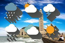 حالة الطقس المتوقعة اليوم الإثنين. Ø¯Ø±Ø¬Ø© Ø§Ù„Ø­Ø±Ø§Ø±Ø© ÙÙŠ Ø§Ù„Ø¯Ø§Ø± Ø§Ù„Ø¨ÙŠØ¶Ø§Ø¡