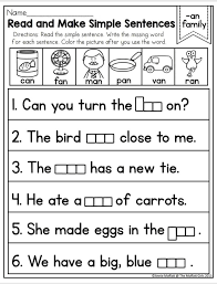 Are you ready to boost reading skills? Simple Cvc Words Sentences Short I Phonics Worksheets Short I Cvc Words Unscramble The Words To Form A Logical Sentence Ryainend