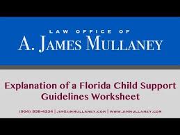 An Explanation Of A Florida Child Support Guidelines
