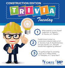 Displaying 22 questions associated with risk. Forte Construction Corp Here Is One Of Our Favorite Trivia Questions We Shared With Our Team Do You Know The Answers Facebook