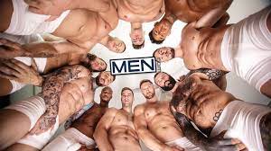 MEN.com's 10-Year Anniversary Gangbang (Paul Wagner, Gabriel Clark & Skyy  Knox) - MEN.com