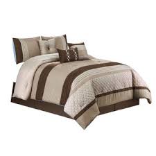 These fibres are light and easily maintain their volume and ability to insulate. Hg Station 11 Piece Bailey Comforter Curtain Set Bedroom Bundle Geometric Quilts Pleated Stripe Brown Taupe Beige King Size