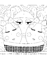 Metric system printable internet resource handout with five site reviews, links to recommended resources, and related online games. Easter Basket Color By Number Coloring Page