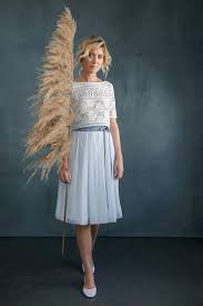 Abendkleid brautjungfer abiball kleid lang cocktailkleid partykleid ballkleid brautkleid hellblau. Noni Brautkleider 2020 Kurzer Hellblauer Rock Aus Fliessendem Softtull Fur Brautkleid Zweiteiler Hellblaue Rocke Hochzeit Kleid Standesamt Brautmode