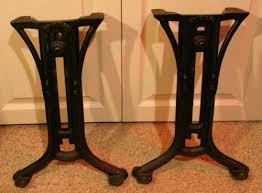 Many have drawers for added storage of table linens, candles and other tabletop dining accessories. Antique Cast Iron Adjustable Table Base Legs Adjustable Table Cast Iron Table Base Iron Table