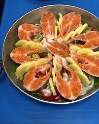 Nevsin Avdan On Instagram Bordomavibalik Somon Baliginin En Sevdigim Hali Onion Fish Salmon Turkiye Nin Balikcisi Bordomavibalik Trabzon