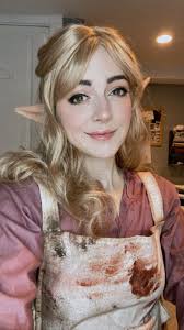 The best part about Elliwyn's costume is that when I do videos with fake  blood, I don't have to worry about getting it