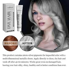 Natural Grey Hair Dye Cream Gentle Plant Essence Hair-Friendly Long-Lasting  Vibrant Color