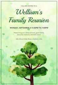 It's a chance for re. Family Reunion Invitation Templates Photoadking