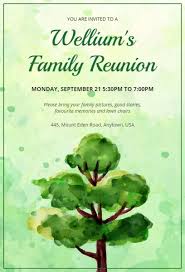 Both are free at our website. Family Reunion Invitation Templates Photoadking