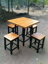 Kursi cafe minimalis sungkai merupakan kursi cafe minimalis simpel dengan bahan full kayu sungkai solid cocok sekali untuk mengisi interior cafe anda. Meja Kursi Cafe Minimalis Promo Mebel 798914742
