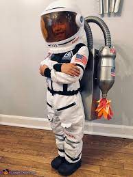 Walk and jump like an astronaut on the moon; Homemade Jetpack For Astronaut Costume