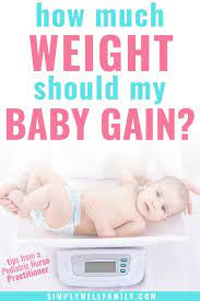 How Much Weight Should My Baby Gain Simply Well Family