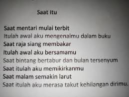 Tuliskan Larik Yang Bermajas Dalam Puisi Diatas Serta Majas Apakah Yang Terkandung Brainly Co Id