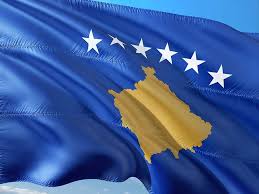 The used colors in the flag are blue, yellow, white. Kosovo Flag Free 910x683 Wallpaper Teahub Io