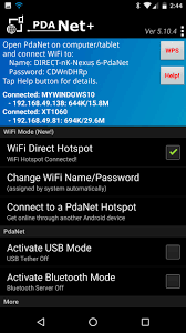 It creates its wireless hotspot, Pdanet For Android Apk Download