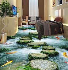 Harga stiker lantai / floor sticker (3d): Hati Ikan Kertas Dinding 3d Lantai Untuk Ruang Tamu 3d Kertas Dinding Mural Lantai Dekorasi Rumah Kertas Dinding Lantai 3d 3d Wallpaper Floor 3d Flooringwallpaper Floor Aliexpress