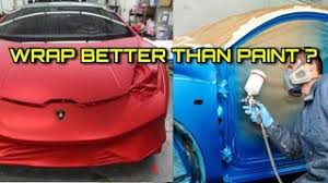 A car wrap isn't always more expensive than a paint job, and in many cases can be quite a bit less. Why Wrap Why Paint Youtube