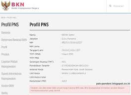 Maybe you would like to learn more about one of these? Cara Cek Profil Pns Di Situs Bkn Blog Pak Pandani